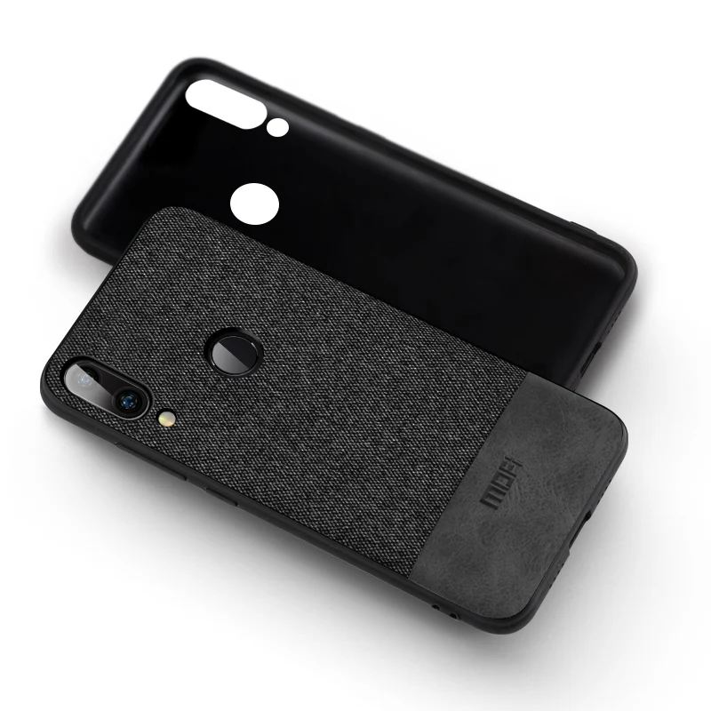 black with gray Для Meizu M9 Note чехол противоударный задняя крышка Ткань защитный силиконовый чехол s capas MOFi Meilan Note 9 чехол - Цвет: black with gray