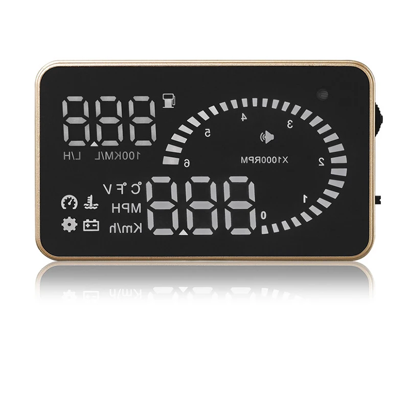 OBD2 Цифровой автомобиль Скорость ometer X6 HUD автомобиль Скорость проектор бортовой компьютер лобовое стекло Аксессуары для проекторов Hud Дисплей