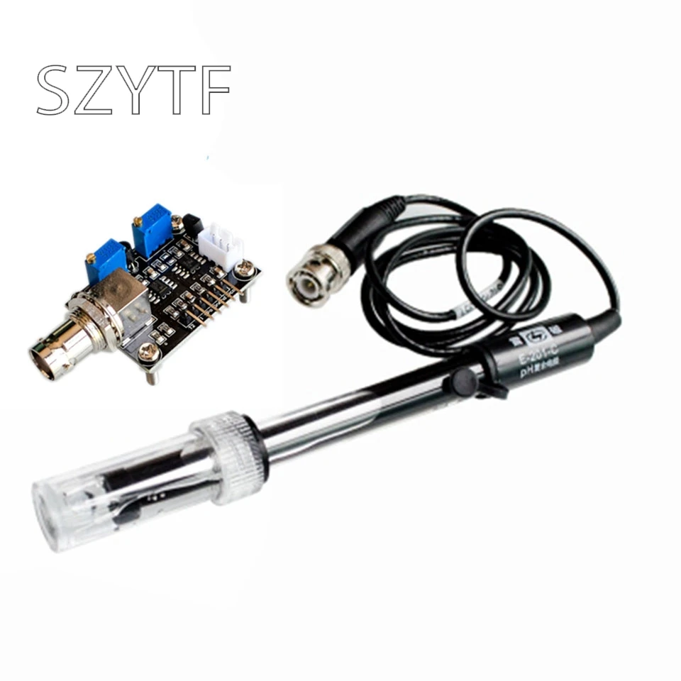 PH значение обнаружения сбора сенсор модуль pH композитный электрод E 201 C