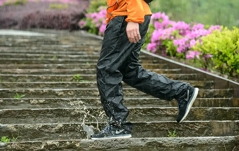 Naturehike водонепроницаемые нейлоновые дождевые штаны размера плюс 2XL брюки для спорта на открытом воздухе Рыбалка Велоспорт треккинг Кемпинг Туризм