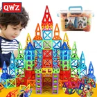 QWZ 252 шт. магнитные блоки Мини Магнитный дизайн конструкция 3D модель магнитные блоки Развивающие игрушки для детей подарок для детей