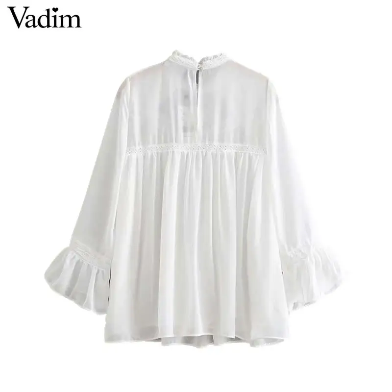 Женское элегантное платье vadim Кружевная блуза с вышивкой три четверти рукав