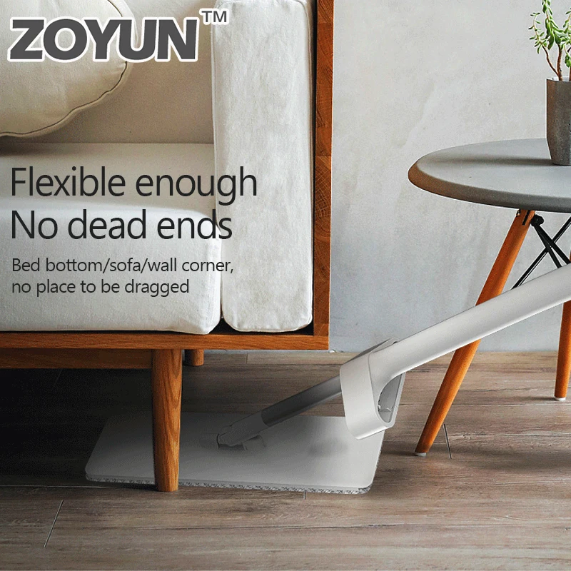 Плоская Швабра ZOYUN 360hands-free домашняя тряпка для плитки напольная вращающаяся