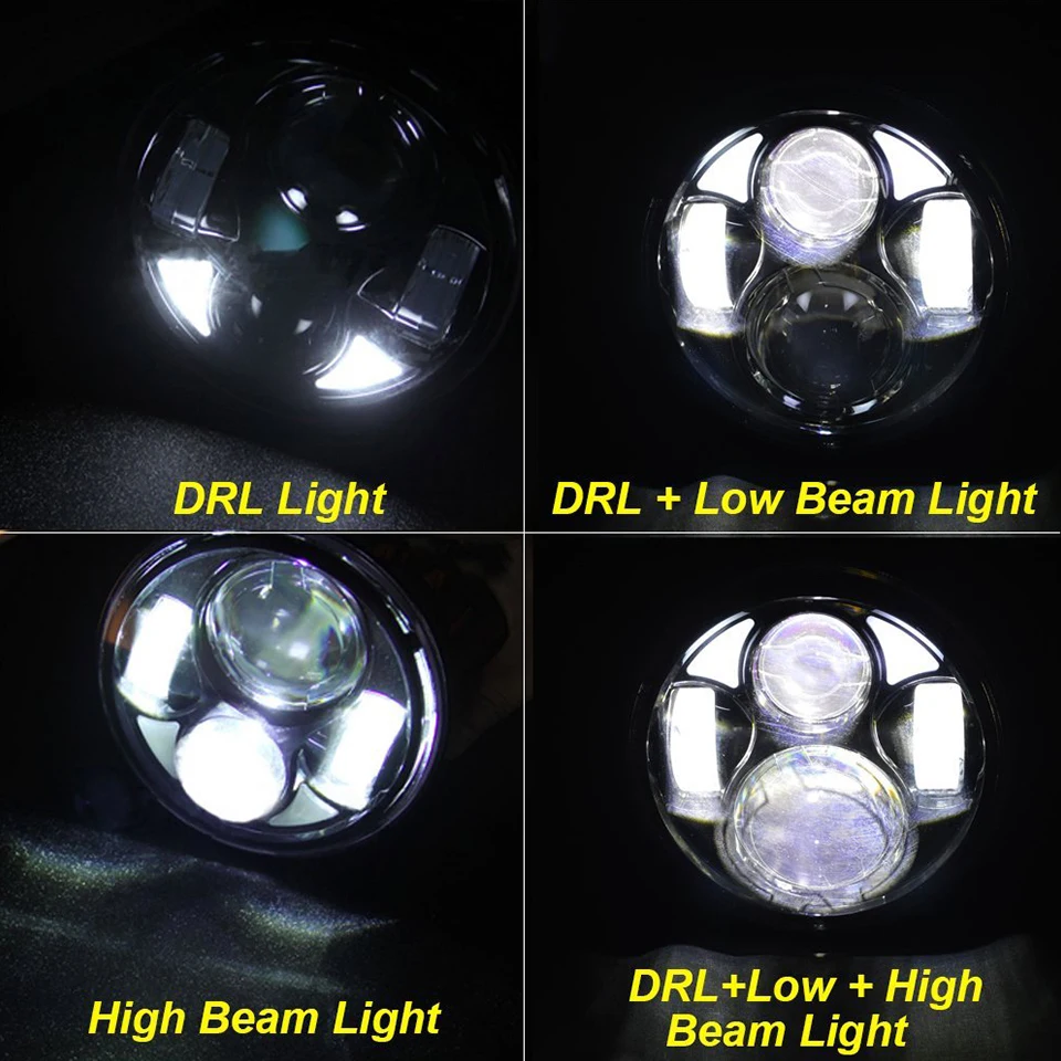 5 75 дюймов мотоцикл H4 светодиодные фары для Harley ཆ 12 FLSTSE моделей|headlights for|headlights