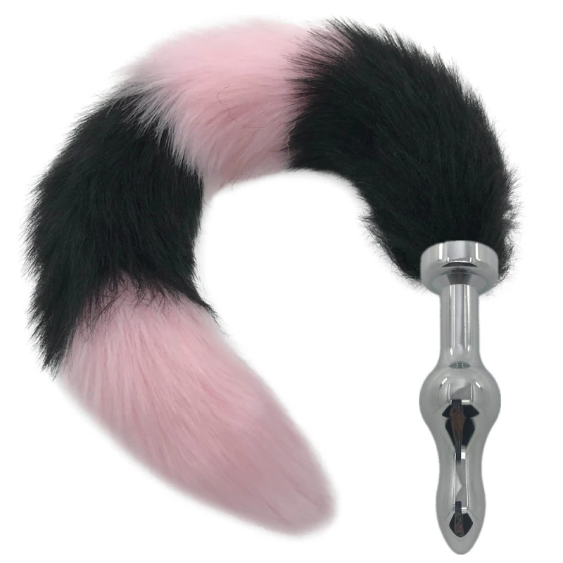 Анальные секс игрушки 2 размера милый мягкий лисичий хвостик анальная пробка из