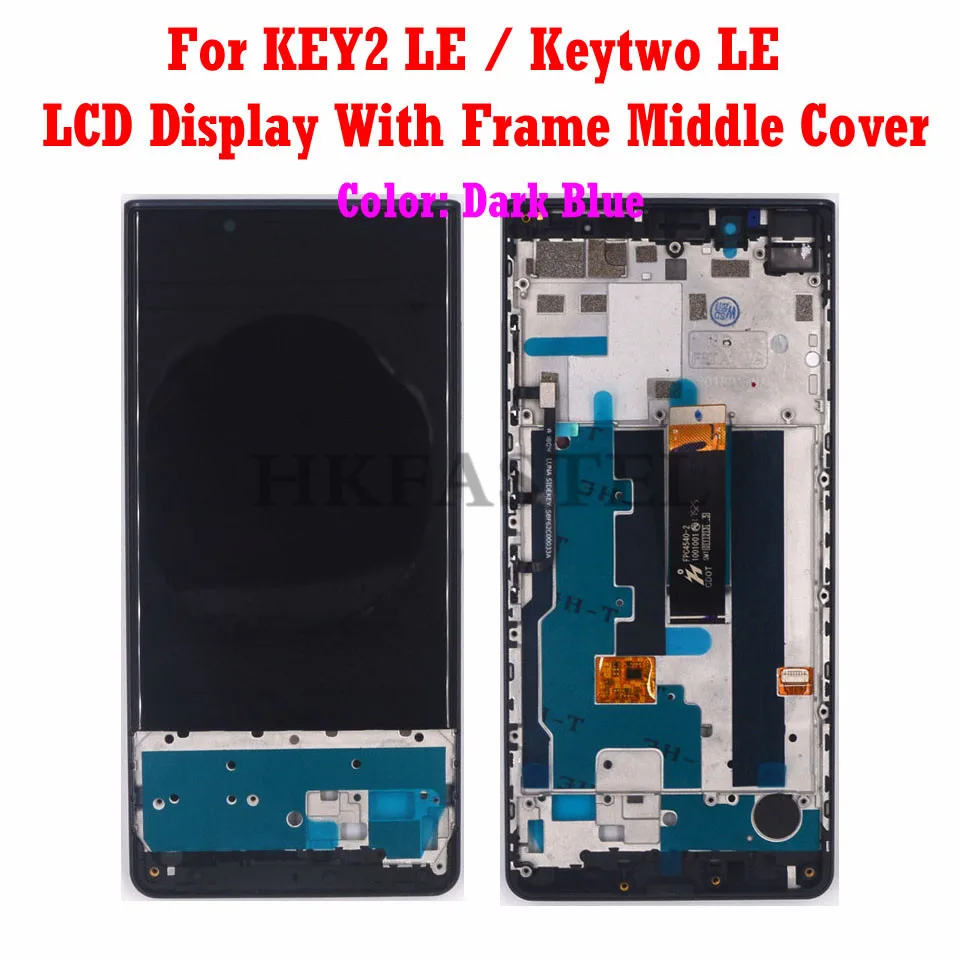 HKFASTEL Keytwo LE LCD средняя рамка Корпус для BlackBerry KEY2 мобильный телефон оригинальный