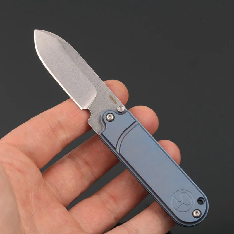 S35VN порошок стальной нож лезвие EDC Фруктовый нож Мини быстро открывающийся складной нож 2 вида цветов