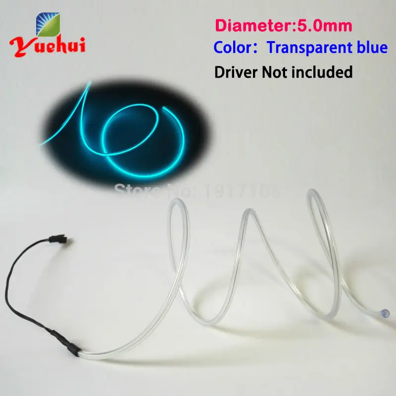 Гибкая неоновая лампа 5 0 мм цветная Красивая электрическая веревка трубка 10