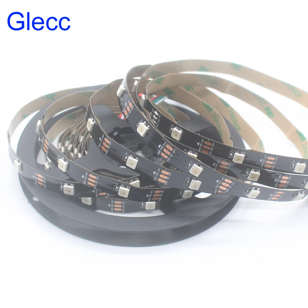 Светодиодная лента WS2812B 5050 RGB 5 м 150 светодиодов 300 30 светодиодов/м индивидуально