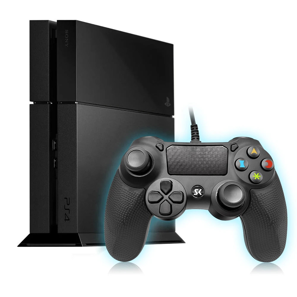 Высококачественная Проводная игровой контроллер 6 monnths гарантии для PS4 джойстик для игр 3 цвета для ps3 игровой контроллёр gamesir геймпад пк цвет: черный, синий
