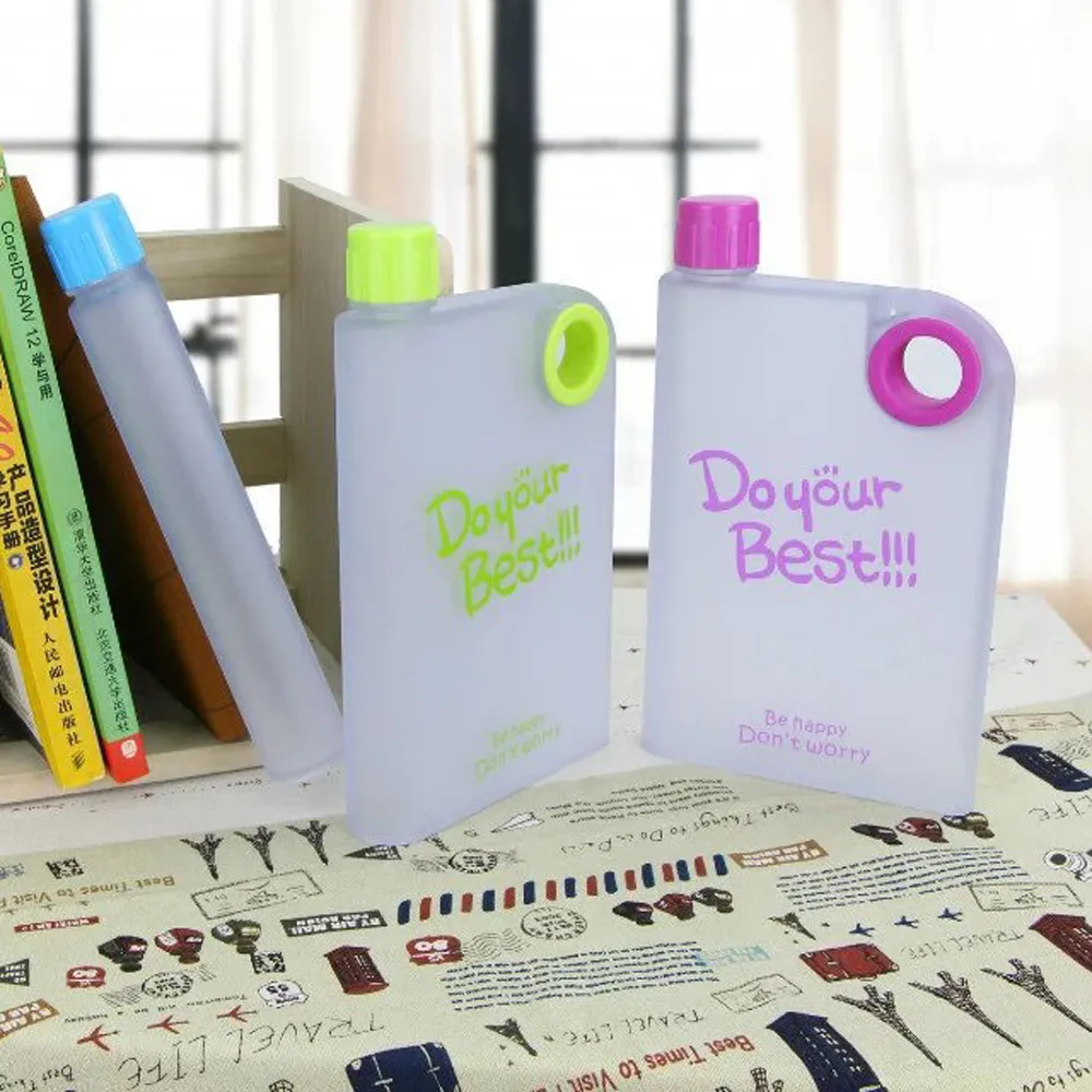 2020 новая чистая книга портативный бумажный коврик бутылка для воды плоская чашка