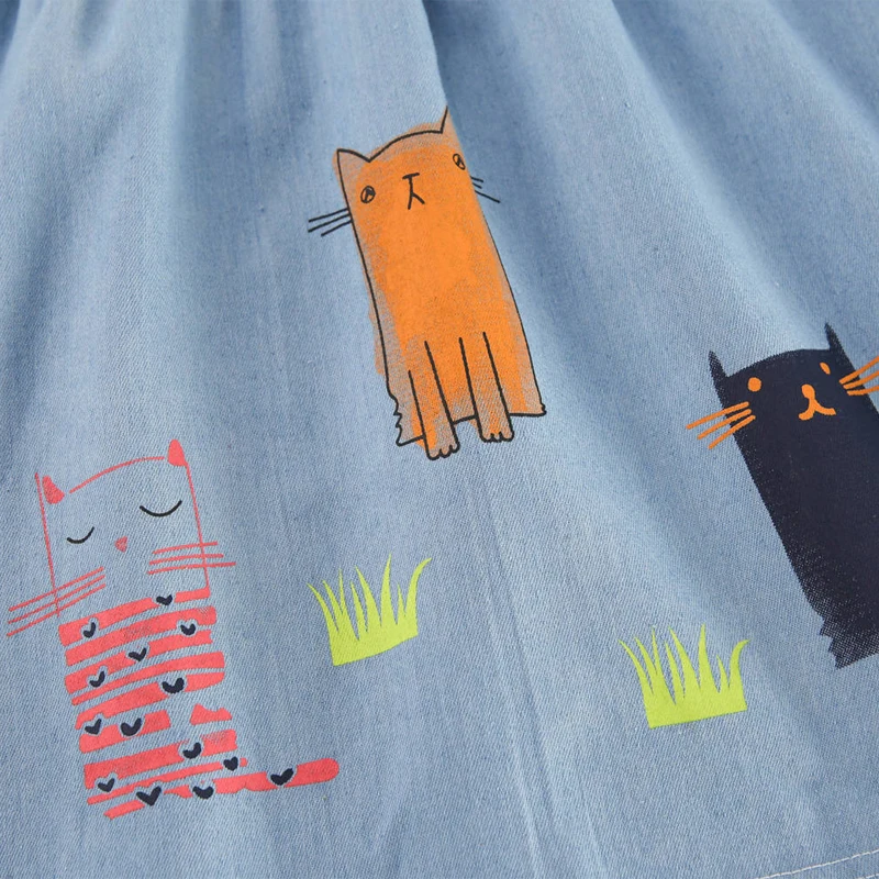 BEKE MATA/летнее платье для девочек Новинка 2017 года принцессы без рукавов с принтом