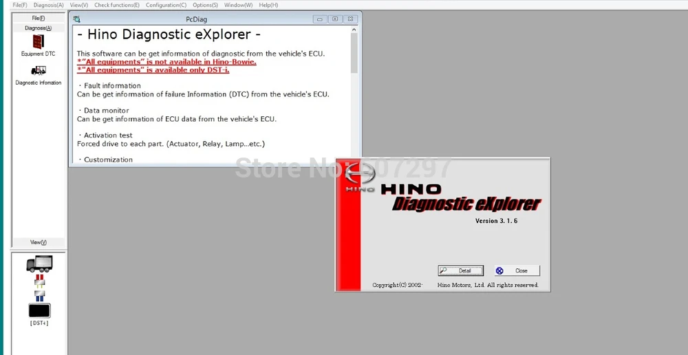 Диагностический интерфейс Hino eXplorer &amp Reprog Manager 3.1.6 |