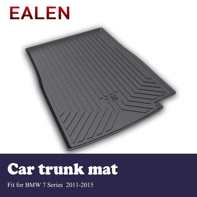 EALEN For BMW 7 Series F01 F02 F03 F04 2011-2015 Car-styling Boot Liner Anti Slip Mat Accessories 1Set Car Cargo rear trunk mat