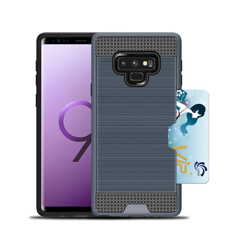 Противоударный Гибридный чехол для Samsung A3 A5 A7 2017 J5 J7 Prime с держателем карт J4 J6 J8 A6 A8