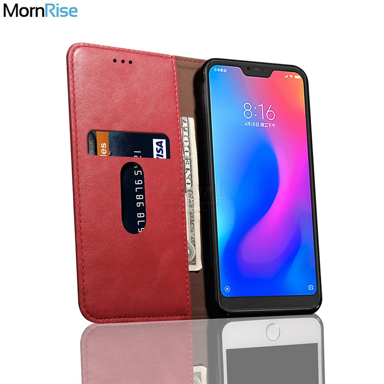 Роскошный тонкий кожаный чехол-книжка в стиле ретро для XiaoMi RedMI Note 6 Pro, чехол-кошелек с подставкой для карт, Магнитный чехол-книжка для RedMI 6A, чехол