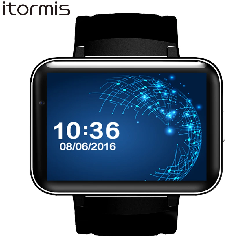 ITORMIS Android Smart смарт-часы Умные Часы SmartWatch наручные часы Большой Батарея 3 г SIM WiFi Камера GPS MTK6572 Dual Core 4 г Встроенная память 512 Оперативная память DM98