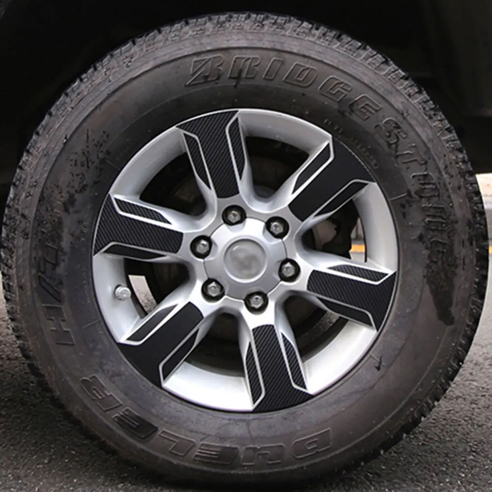 IMTFOO для TOYOTA LAND CRUISER PRADO TXL GXL TX 2014 2017 2018 углеродное волокно текстура колеса наклейка