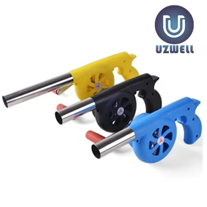 1 шт. ручной вентилятор для барбекю UZWELL воздуходувка сильфоны огня открытый