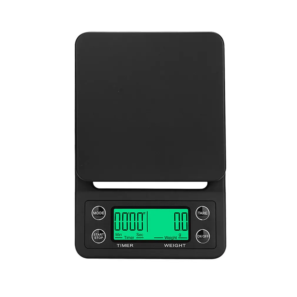 Черный Новые цифровые электронные кухонные весы питания Еда весы Вес 5 kg, подвешиваемый без гвоздей - Цвет: Черный