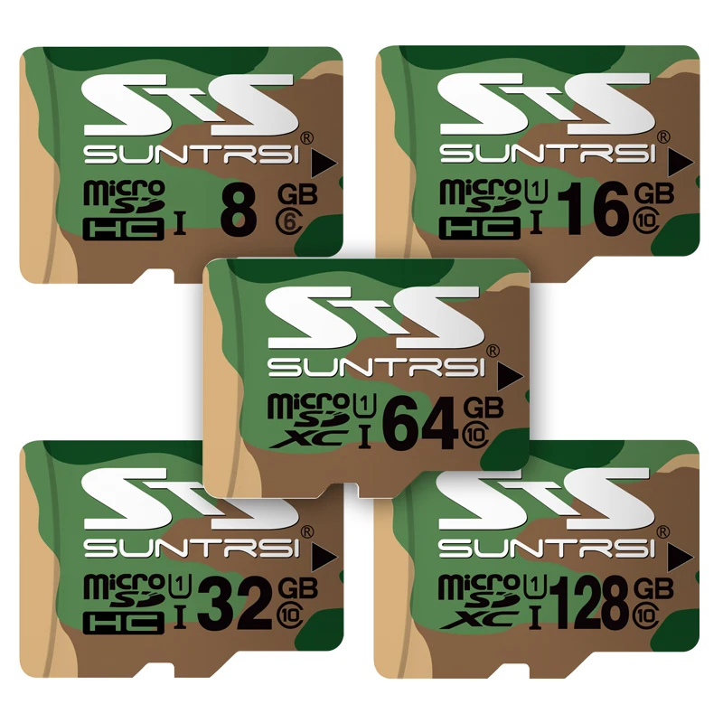 Suntrsi Micro SD карта 32 Гб класс 10 высокоскоростная Мини TF для мобильных телефонов и