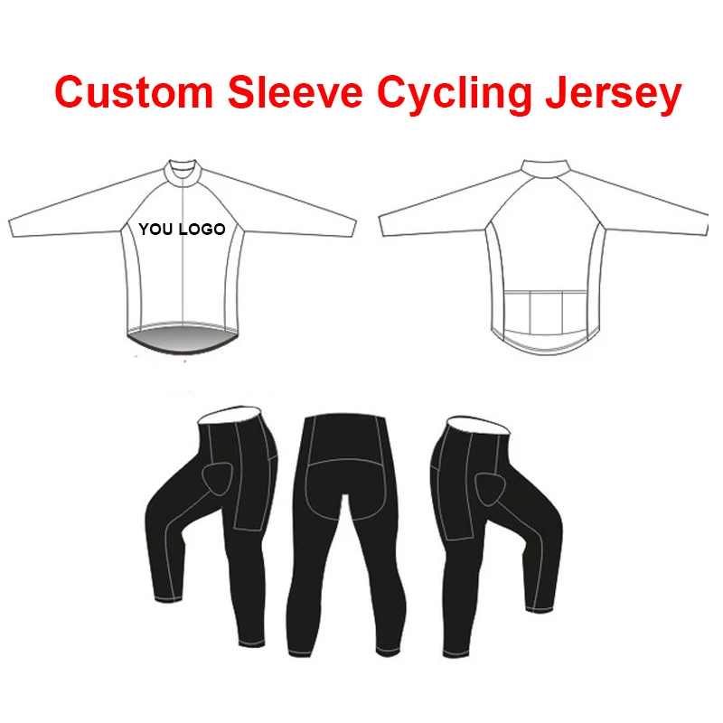 Sleeve Jersey Фабричная одежда для велоспорта на заказ, одежда для велоспорта высокого качества и одежда для велоспорта на заказ - Цвет: Sleeve Jersey