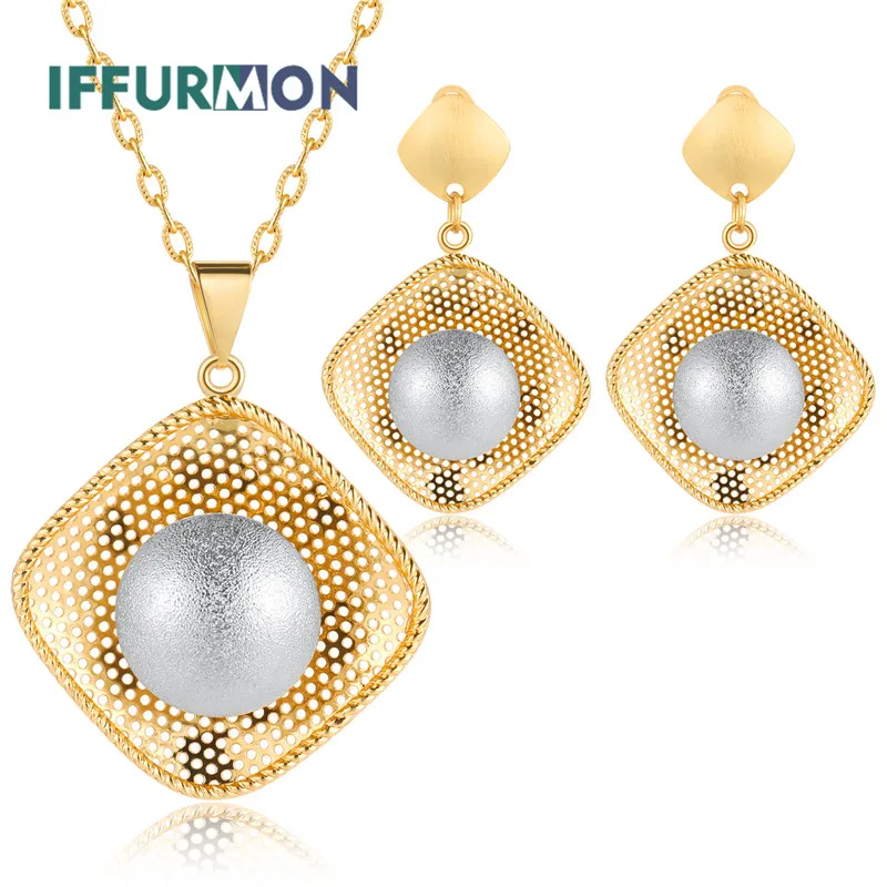 Iffurmon Ювелирные наборы для Для женщин геометрический Роскошные вечерние