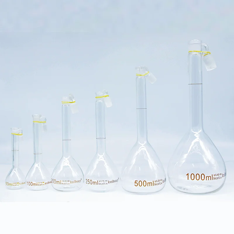 

Lab Glassware Glass Volumetric Flask Class A 50ml 100ml 200ml 250ml 500ml 1000ml