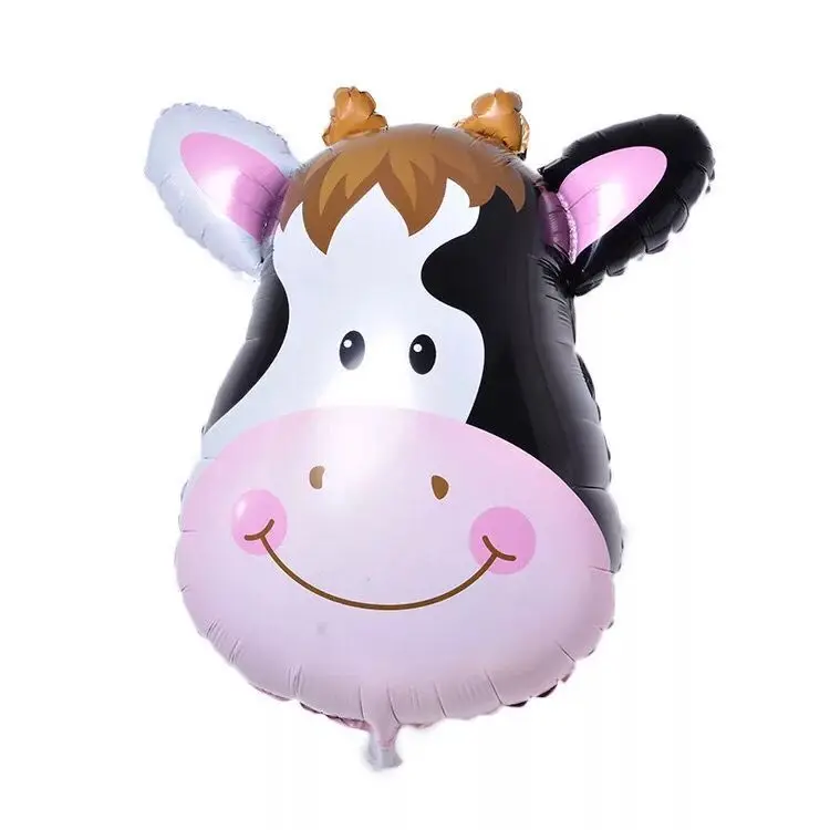 as picture 1pcs 6 шт./партия Тигр Зебра имитация окраски коровы воздуха латексные шары, гелий для детей подарок День рождения Декор в виде животных на тему зоопарка блоки игрушки - Цвет: as picture 1pcs