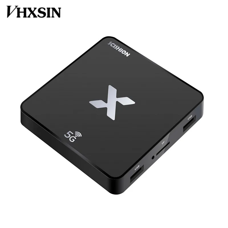 VHXSIN модель X 4 k Smart TV Box Android 8 1 Rockchip3229 2 Гб 16 5g WiFi | Электроника