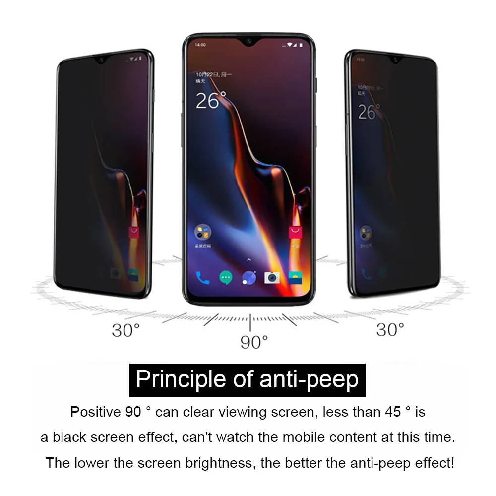 9H 5D полное покрытие анти шпионское закаленное стекло для LEAGOO M13 защита всех