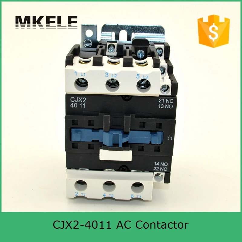 CJX2-4011 40A Номинальный ток 3P + NO NC 85% серебряные контакты telemecx3 контактор