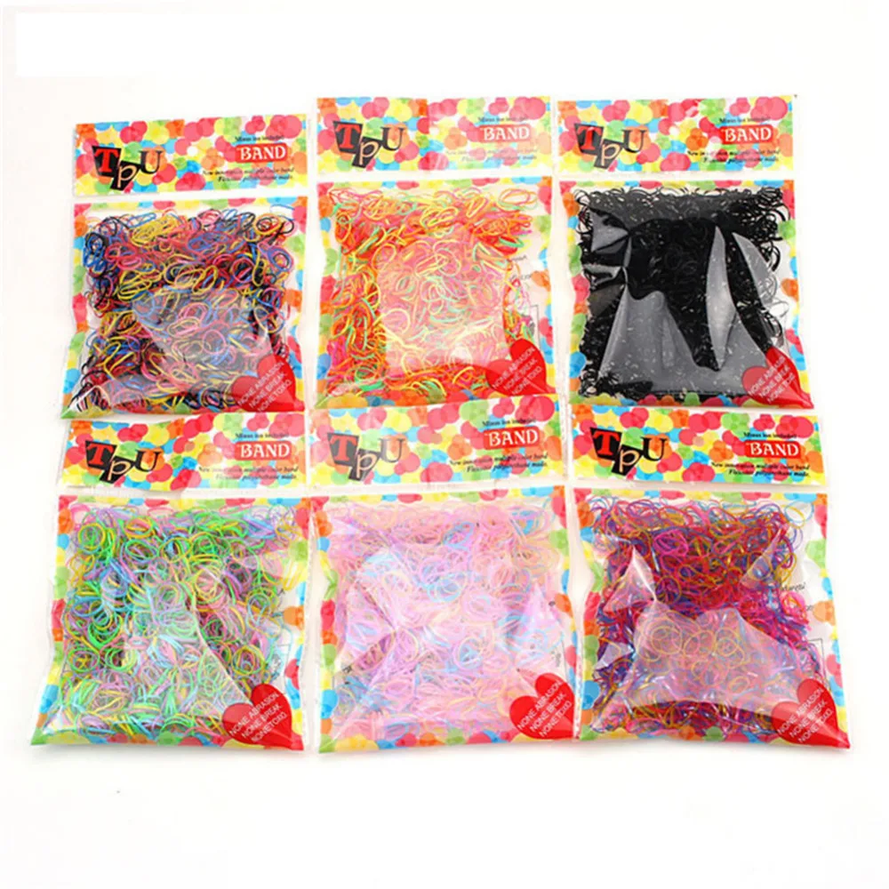 600 шт./упаковка резинки для волос карамельных цветов | Детская одежда и обувь