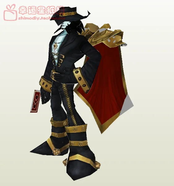 

LOL Card Master Game 3D модель бумаги, модель бумаги