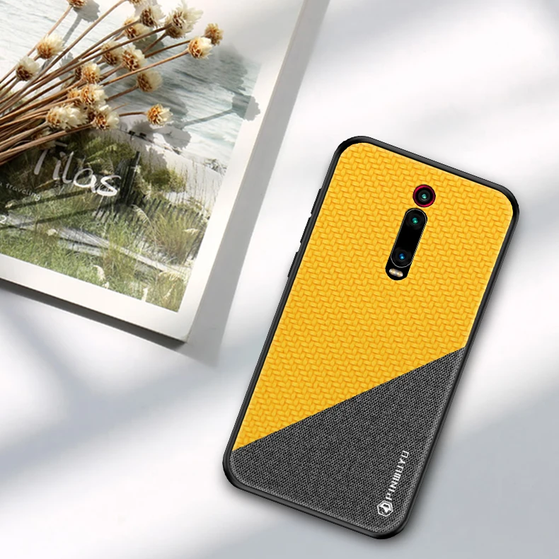 PINWUYO для Xiaomi mi 9 T/mi 9 T Pro Жесткий чехол из поликарбоната+ тканевая задняя крышка Чехлы для Xiaomi mi 9 T Pro полный защитный чехол для телефона