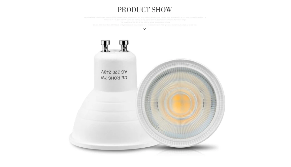 AC 220 В светодиодный светильник лампа MR16 GU10 кухня luz коридор Внутреннее освещение лампы ЕС стандартный Точечный светильник verlichting
