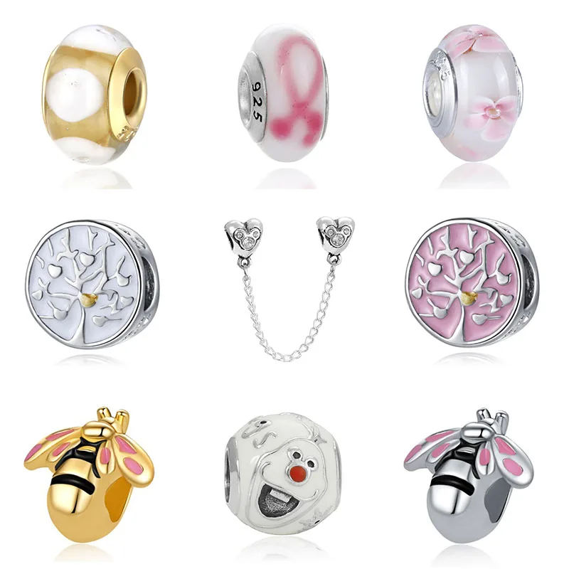 Бусины для изготовления ювелирных изделий Pandora Bijoux Arbre De Vie French Beads Perfumes Mujer Originales