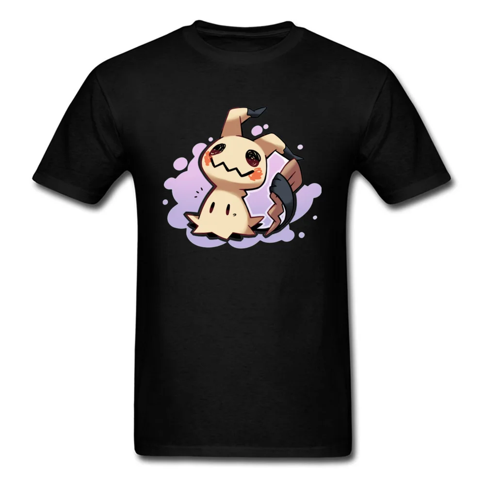 Футболка Mimikyu Pocket футболка с изображением монстра для мужчин Kawaii Harajuku мужские