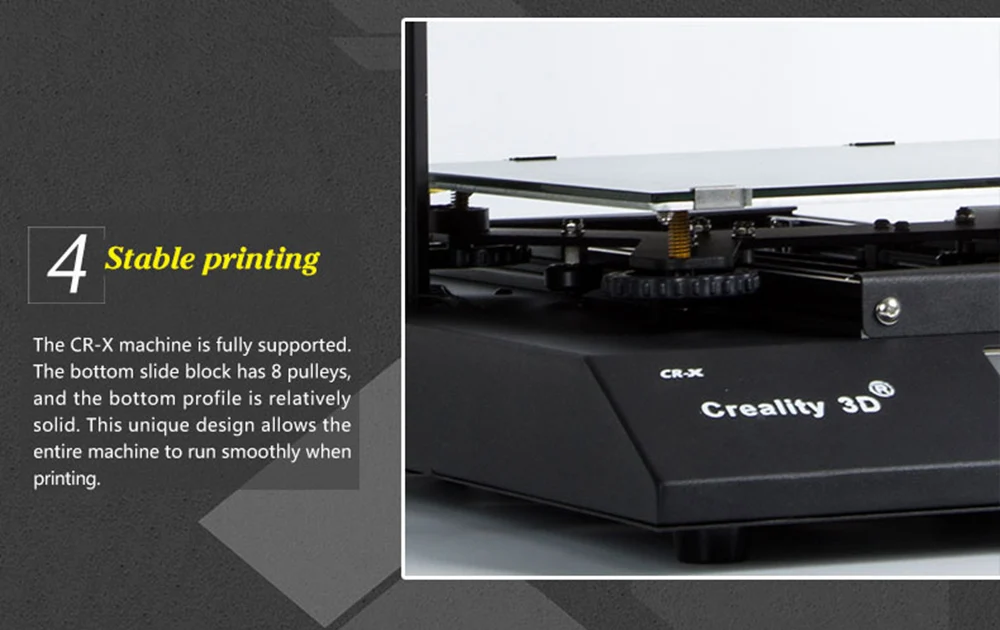 Горячая CREALITY CR-X 3D-принтер, многоцветная печать, Набор для творчества, сенсорный экран, двойной охлаждающий веер, 3D-принтер