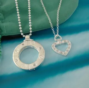 Корейская Драма ТВ лестница до неба парное ожерелье из фианита и камня для