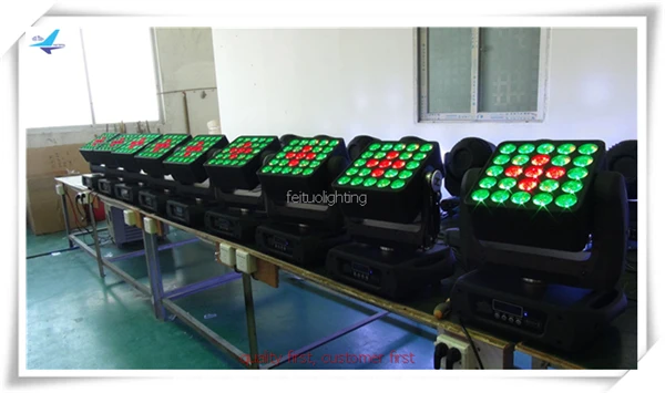 DMX 512 hot sale 25 *12W RGBW LED Moving head Matrix Beam Light for big event and high level club | Освещение