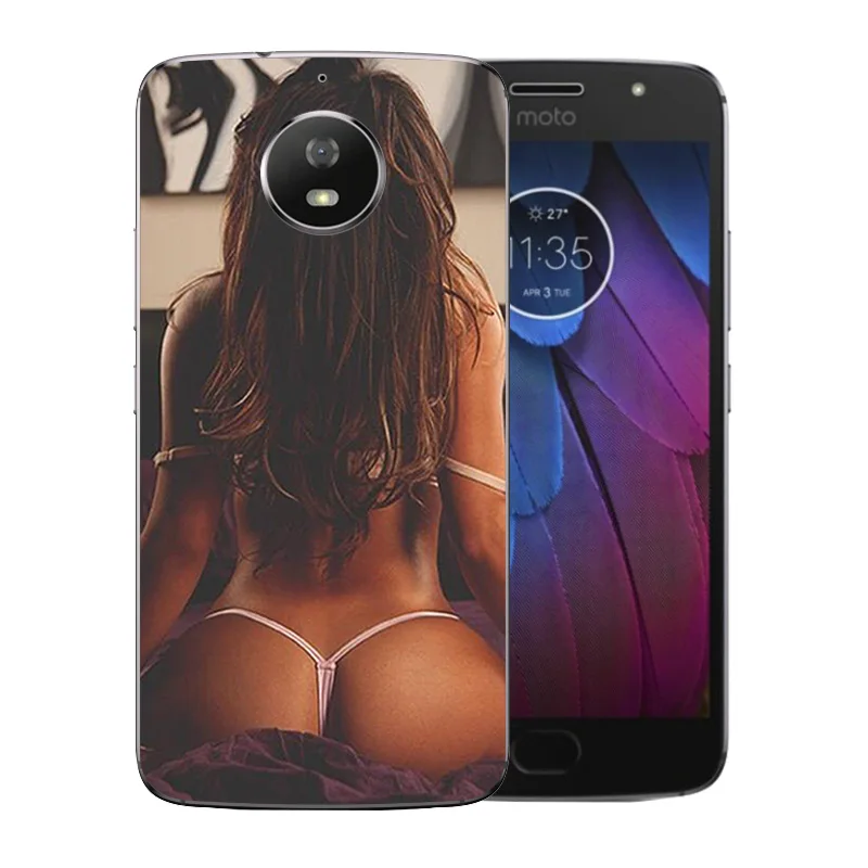 Чехлы для телефонов Motorola Moto G5s задняя крышка с крючком Прозрачный мягкий