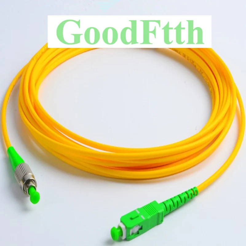 Fiber Patch Cords SC/APC-FC/APC SM Simplex GoodFtth 1-15m