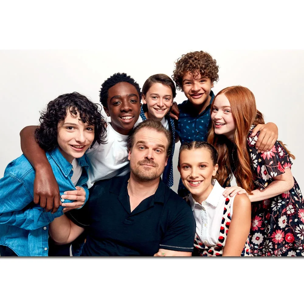 Странные вещи 2 художественные шелковые ткани стены плакат печать ТВ шоу