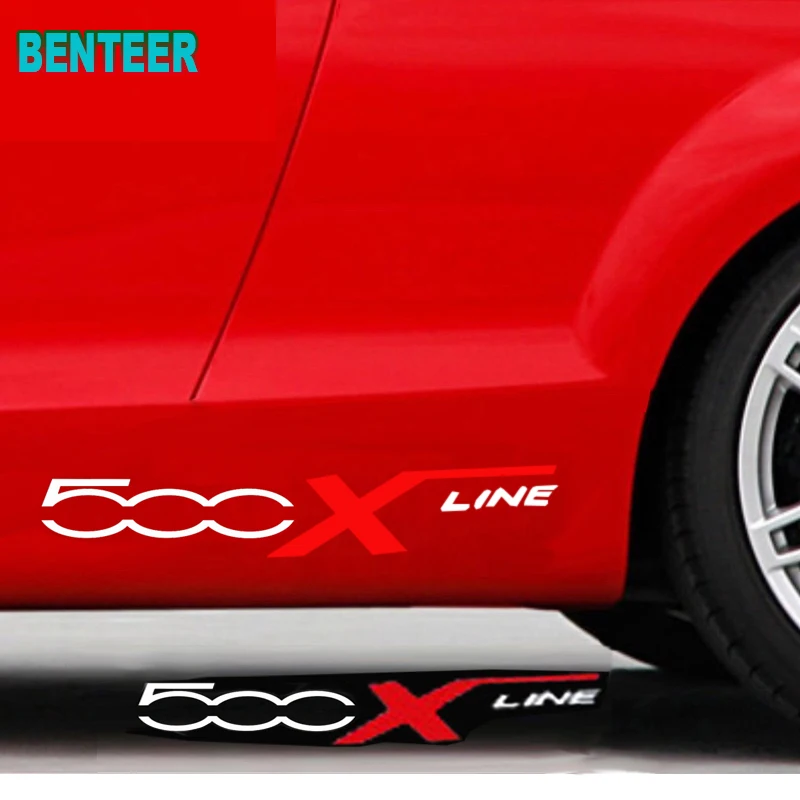 

Наклейка на кузов автомобиля fiat 500X, 2 шт./лот