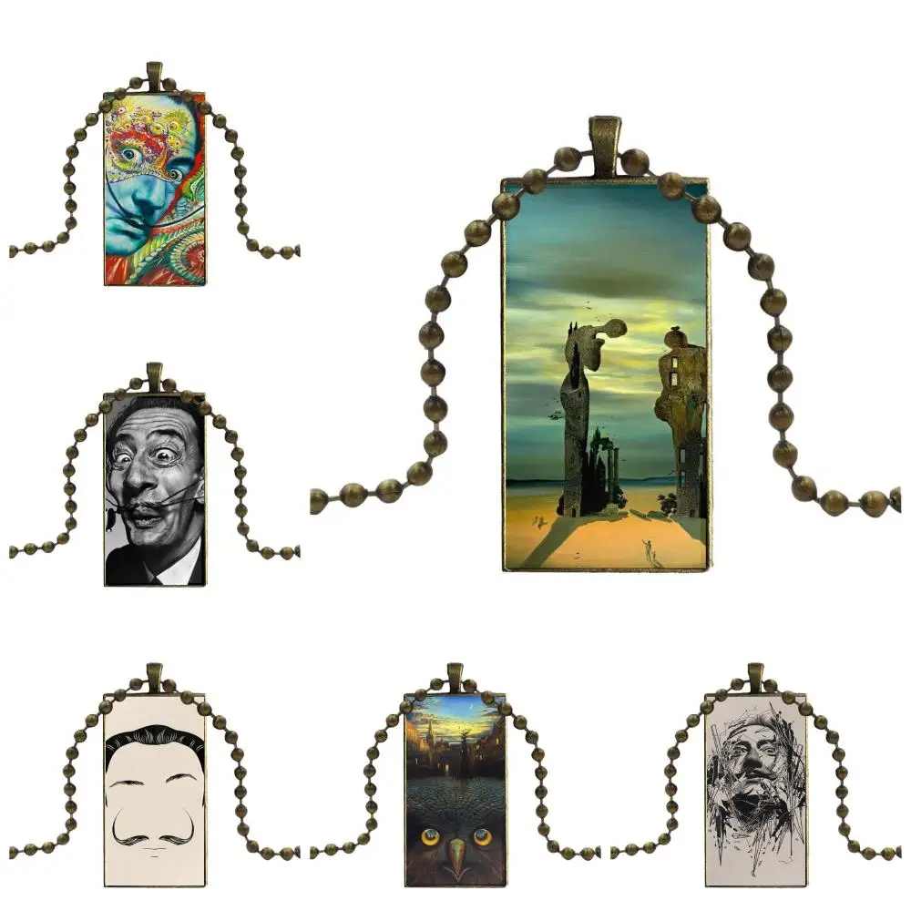 Salvador Dali иллюстрация для детей ювелирные изделия с бронзовым покрытием стекло