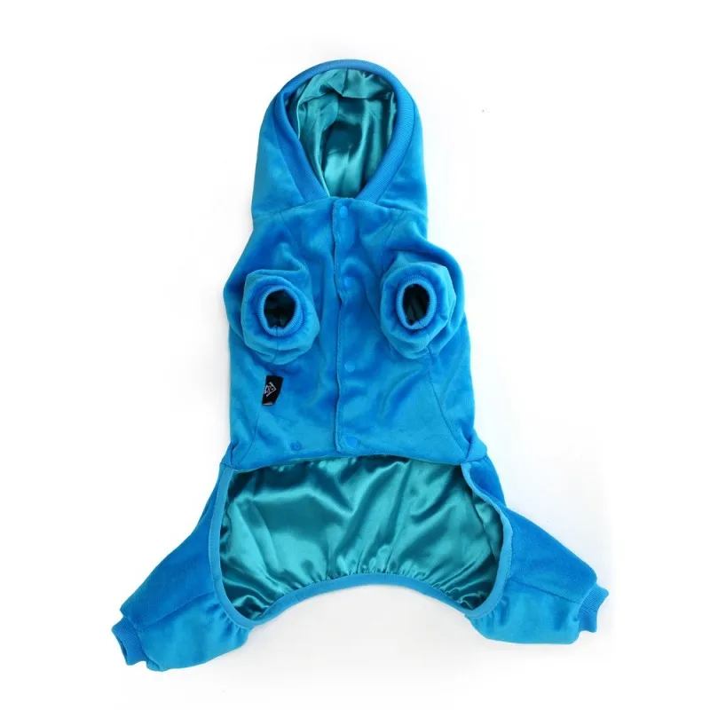 Высококачественная зимняя одежда для собак с капюшоном маленьких пальто крупных