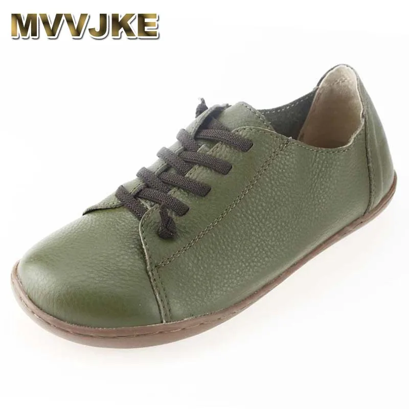 Женская обувь MVVJKE из 100% натуральной кожи на шнуровке|female footwear|flats womenladies shoes flats |
