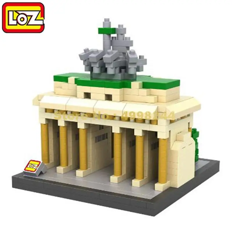 560 шт всемирно известная архитектура Бранденбург ворота Германия алмаз мини