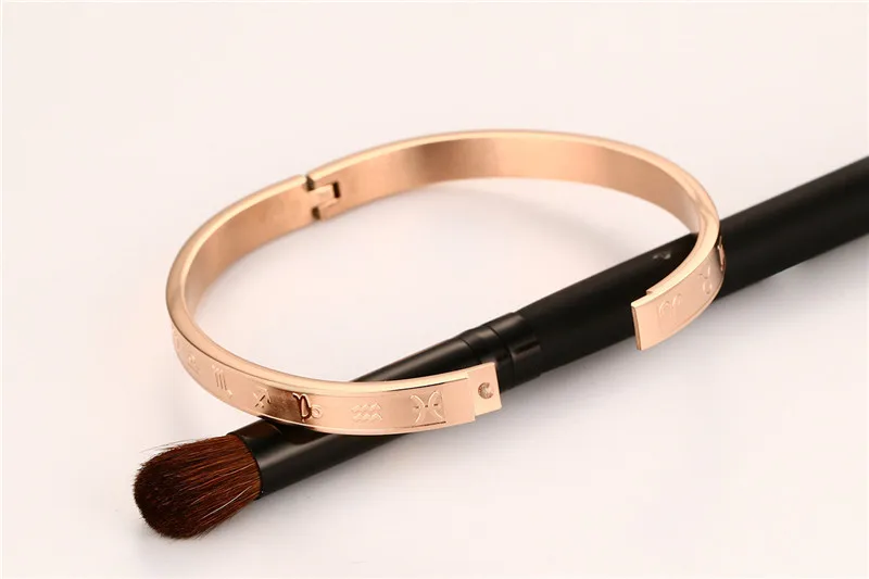 LIN STUDIO 12 Созвездие браслеты на запястье и золото 316L нержавеющая сталь браслет для